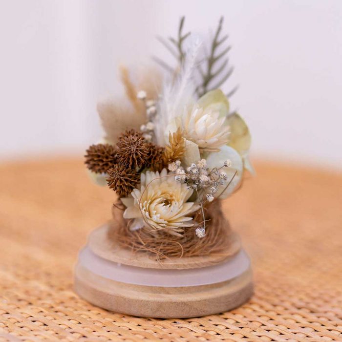 Designer Dried Flower Domes Bella Rosa Designer Florist Tauranga